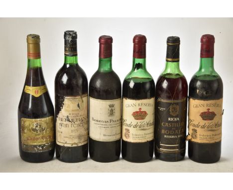  Rioja Reserva Especial Bodegas Palacios bottled in 1942 for the anniversary of the Bodega 1 bt Paternina Conde de los Andes 