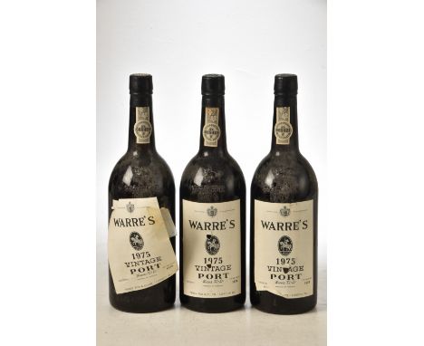 Warre Vintage Port 1975 3 bts. From a dedicated ambient storage unit in the North of England, these wines have been collected