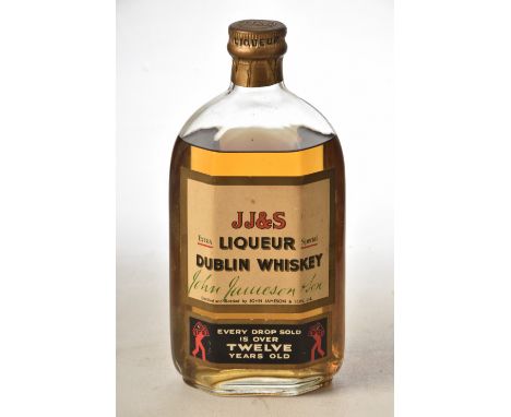 John Jameson JJS Extra Special 12 yr old Irish Whiskey 1 bt Very old and now very rare bottle shape with cap closure, believe