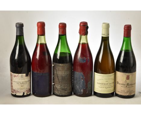 Chambertin Clos de Beze 1961 gelin 2 bts, very scrappy labels, very light colour, vintage slip missing on one bt Vosne Romane