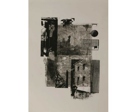 Katrina Burin (Slovak, b. 1975), PA – MATERIAL FROM THE BOOK VIENNA 2010 Screen print on laid paper, 98 x 68 cm Framed &amp; 