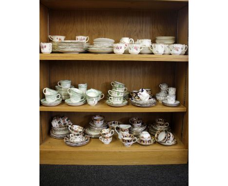 A Moores part tea service, together with a Royal Worcester part tea service, a Sutherland part tea service, a Carlisle ware p