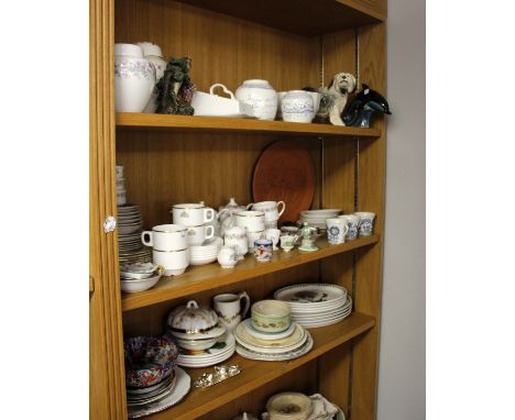 A mixed collection of ceramics to include Poole, Wedgwood coffee set and numerous other items. 