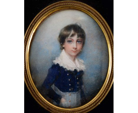 MRS JOSEPH MEE (C.1770-1851):- Portrait of The Hon. Henry Edward John Howard, afterwards Dean of Lichfield 1795-1868 wearing 