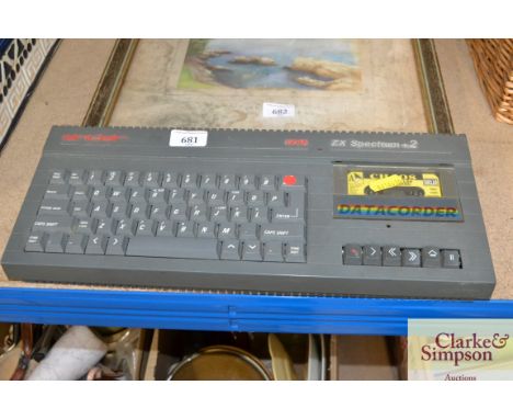 A games console, Sinclair 128K ZX Spectrum +2, sold as collectors item