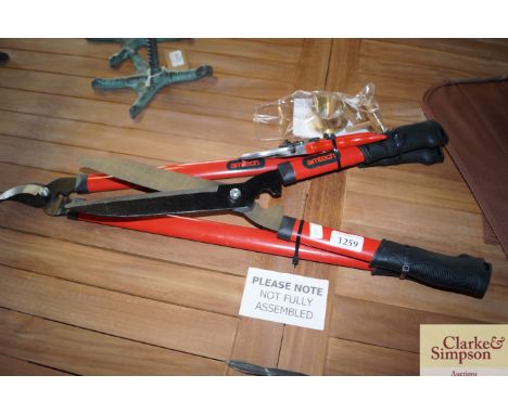 A lopper, shears and secateur set (17)