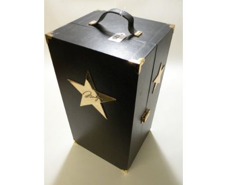 Boxed Franklin Mint Marilyn Monroe Wardrobe Trunk with drawers and hangers, no certificate, nr mint with original outer box
