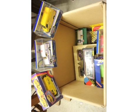 Collection of boxed die-cast vehicles including Siku, Solido, Corgi, Lledo etc, approximately 24