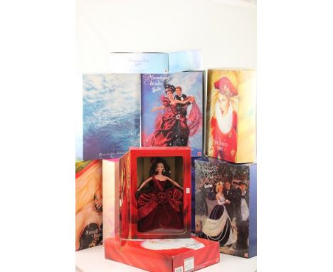 Barbie - Two Boxed Mattel 'Essence of Nature' Barbie Dolls (Whispering Wind and Water Rhaspody), Two Boxed Matell 'Society St