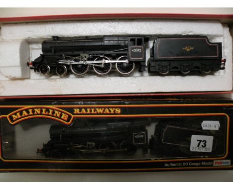 Boxed OO Gauge Hornby 4-6-0 Black 5 Silver Seal Engine and Tender No. R859 together with a Loose OO Gauge Hornby 4-6-0 Black 