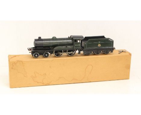 Bassett-Lowke: An unboxed Bassett-Lowke, O Gauge, BR 62453 Prince Charles 4-4-0, locomotive and tender. General wear expected