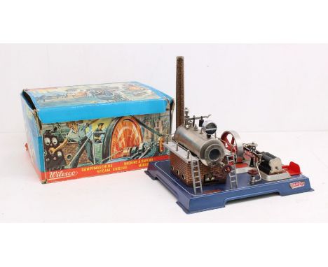Wilesco: A boxed Wilesco, Steam Engine (Dampfmaschine), Reference D20. Original box, general wear expected with age. Conditio