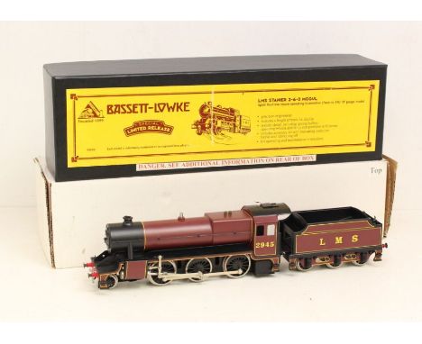 Bassett-Lowke: A boxed Bassett-Lowke, O Gauge, LMS Stanier 2-6-0 Mogul, locomotive and tender, Reference 99002. Limited Relea