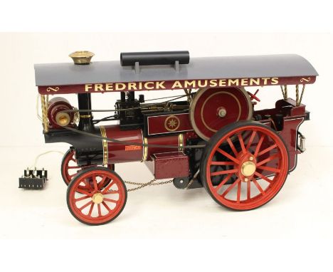 Maxitrak: An Accucraft for Maxitrak, 1" scale, Burrell agricultural traction engine, live steam, 'Prince', has only been prev