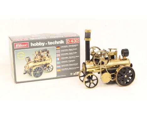 Wilesco: A boxed Wilesco, Locomobile / Steam Engine (Lokomobile / Dampfmaschine), Reference D430. Original box, general wear 