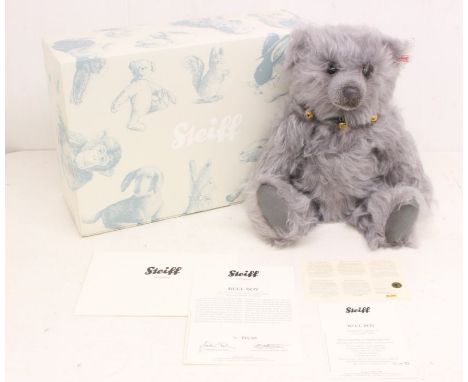 Steiff: A boxed Steiff bear: Bell Boy, Limited Edition 288 of 2000. Serial No. 662997. Appear in good condition. With certifi