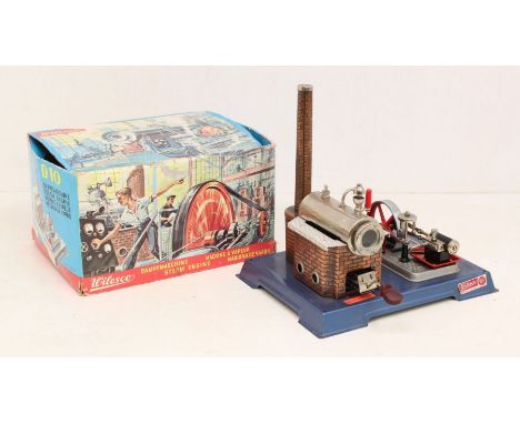 Wilesco: A boxed Wilesco, Steam Engine (Dampfmaschine), Reference D10. Original box, general wear expected with age. Conditio