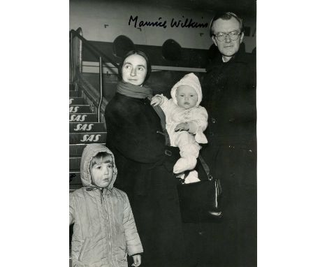 WILKINS MAURICE: (1916-2004) New Zealand-born British biophysicist who shared the Nobel Prize for Physiology or Medicine in 1