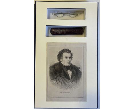 [SCHUBERT FRANZ]: (1797-1828) Austrian composer. A pair of antique spectacles previously owned and worn by Franz Schubert, fe