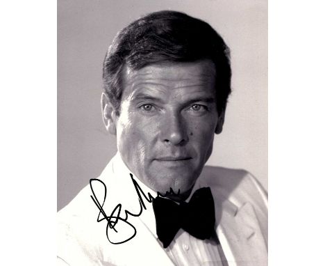 MOORE ROGER: (1927-2017) English actor, famous for his portrayal of the fictional British secret agent James Bond in seven fi
