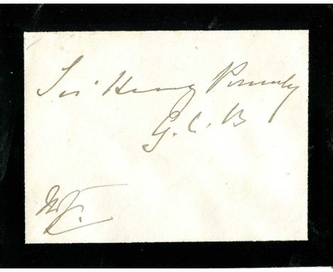 VICTORIA: (1819-1901) Queen of the United Kingdom of Great Britain and Ireland 1837-1901. Autograph envelope signed, with a t