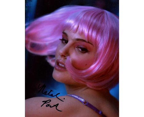 PORTMAN NATALIE: (1981- ) Israeli-born American actress. Signed colour 8 x 10 photograph of Portman in a head and shoulders p