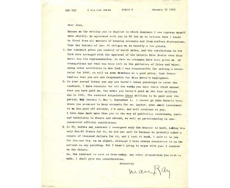 RAY MAN: (1890-1976) American visual artist, a significant contributor to the Dada and Surrealist movements and a renowned pi