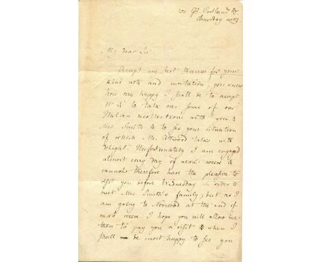 MENDELSSOHN BARTHOLDY FELIX: (1809-1847) German composer of the early Romantic period. A.L.S., Felix Mendelssohn Bartholdy, t
