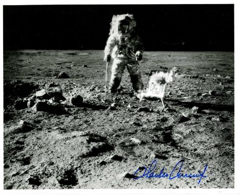 CONRAD CHARLES: (1930-1999) American astronaut, Commander of the Apollo XII mission (1969) and the third man to walk on the M