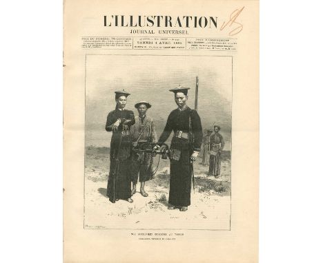 ALEXANDER III: (1845-1894) Emperor of Russia 1881-94. Attractive signed printed large folio copy of L´Illustration Journal Un