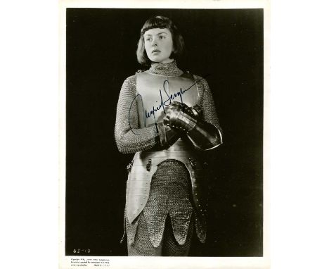 BERGMAN INGRID: (1915-1982) Swedish actress, Academy Award winner. A good signed 8 x 10 photograph, the image depicting Bergm