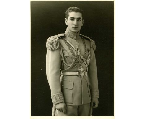 [PAHLAVI MOHAMMAD REZA]: (1919-1980) Shah of the Imperial State of Iran 1941-79. A good, small collection of original unsigne