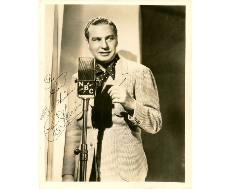 HARRIS PHIL: (1904-1995) American actor and comedian who, as a voice actor, played Baloo in The Jungle Book (1967) and Prince