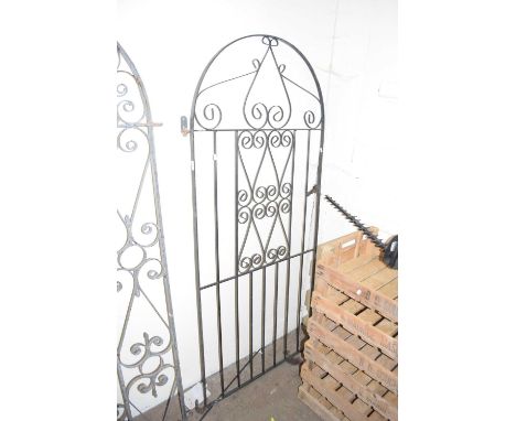An arched iron gate