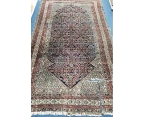 A Shirvan blue ground carpet (a.f.) 294 x 168cm