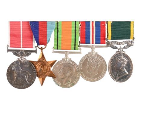 The British Empire Medal group to Corporal Arthur John Rodney Watson B.E.M., Royal Army Service Corps, comprising: British Em