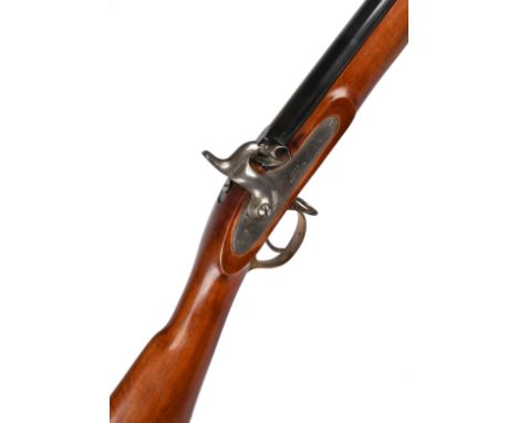 Ƒ Parker Hale A replica 1858 pattern percussion gun, serial number 1046, 15mm (24 bore) smooth bored barrel 32 in., of milita