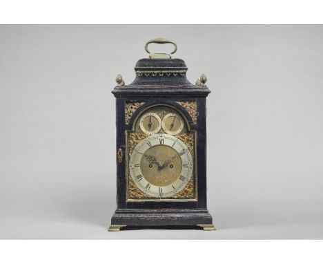 A George III giltmetal-mounted ebonised bracket clockBy Jonathan de Jersey, Westminster, circa 1790The bell top case surmount