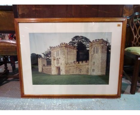 A group of six large 20th century photographic architectural prints, framed and glazed, (6). 