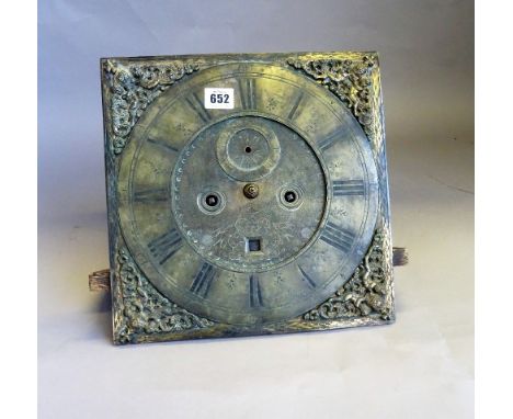 A George II 12in. square longcase clock movementBy James Jordan, ChathamLacking hands
