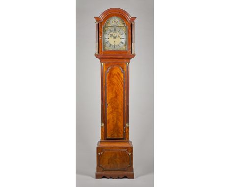 A Mahogany cased quarter-chiming longcase clockThe dial signed Edward Woodward, LondonThe case, probably Victorian, of George