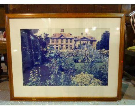 A group of five large 20th century photographic architectural prints, framed and glazed, (5). 