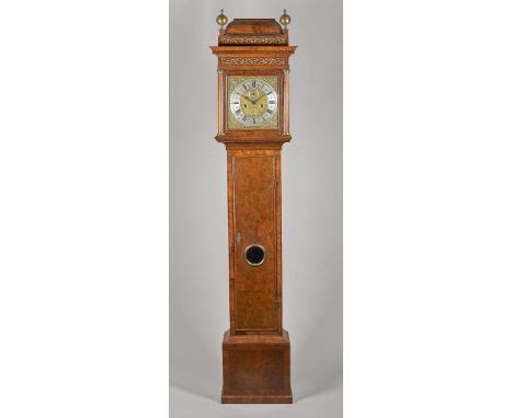 A George I Walnut month-going longcase clockBy Joseph Windmills, London, First quarter 18th Century and laterThe case with a 