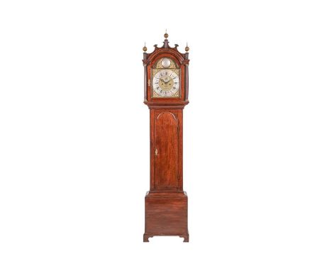 Robert Austin of Challock (Kent), An 8-day, longcase clock No.140, the four pillar movement chiming on a single bell, the bra