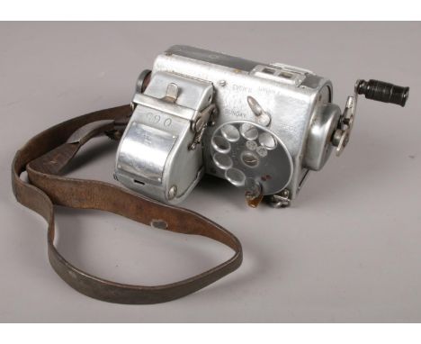 A vintage bus conductors ticket machine by Ticket Issue Machines Ltd.  Dials turn. Prints but not clear.