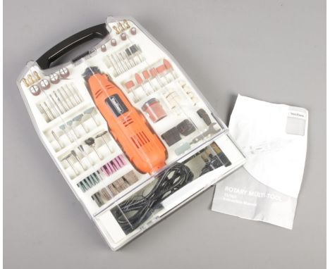 A cased VonHaus rotary multi tool set.  Working order.