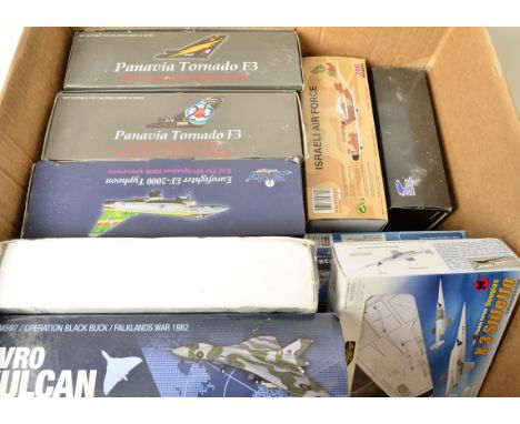 Military Aviation Models, a boxed group of 1950s and later aircraft 1:72 and smaller scale, some limited edition, including W