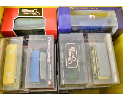 Corgi Original Omnibus, a cased collection of vintage and modern buses and coaches some limited edition, 1:76 scale, many min