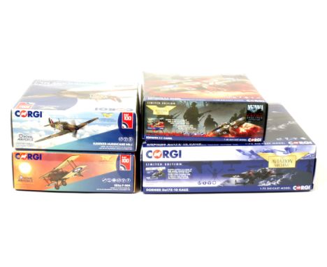 Corgi Aviation Archive, a boxed quartet of limited edition WWII era aircraft comprising 1:72 scale AA38808 Dornier Do17Z-10 K