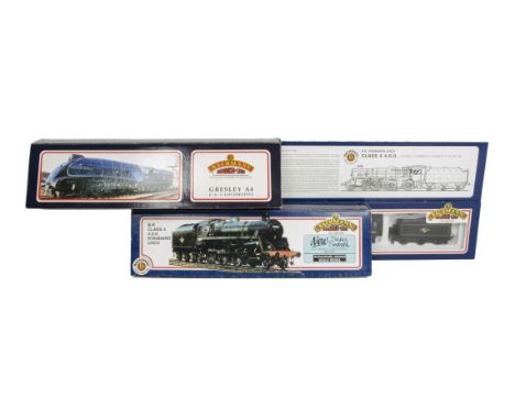 Bachmann 00 Gauge BR Class A4 and Class 4 Locomotives and Tenders,  31-102 BR black   '75073' and 31-105 BR black '75078'  4-